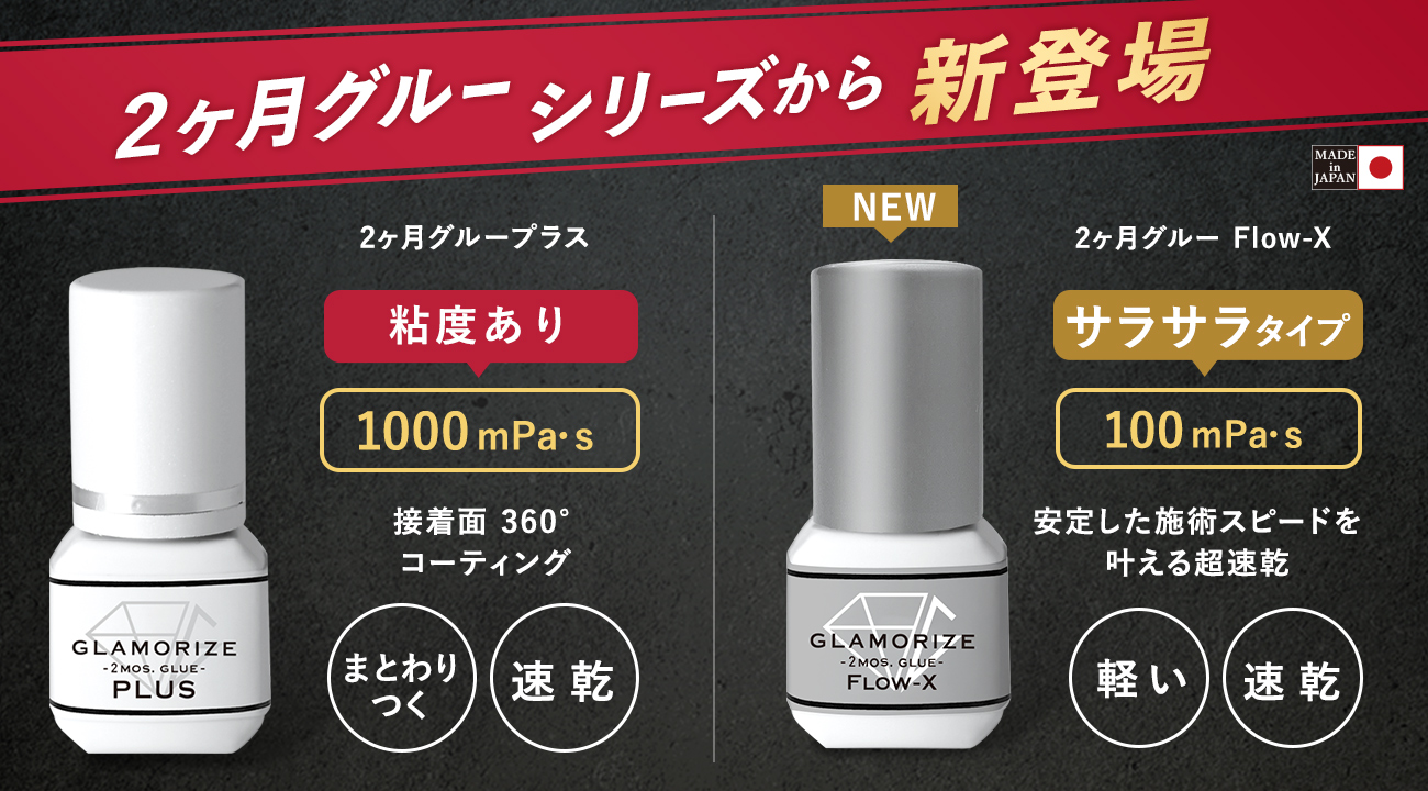 2ヶ月グルーから新登場