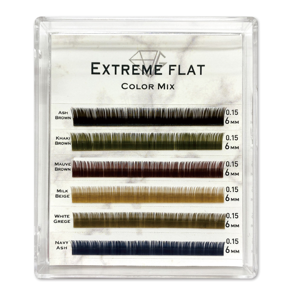 Extreme FLAT Color MIX 下まつ毛 (6列) [MEF06]