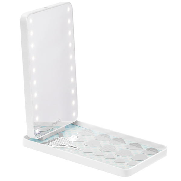 RIKI COLORFUL  LED付きメイクパレットミラー [R-04W]SALE