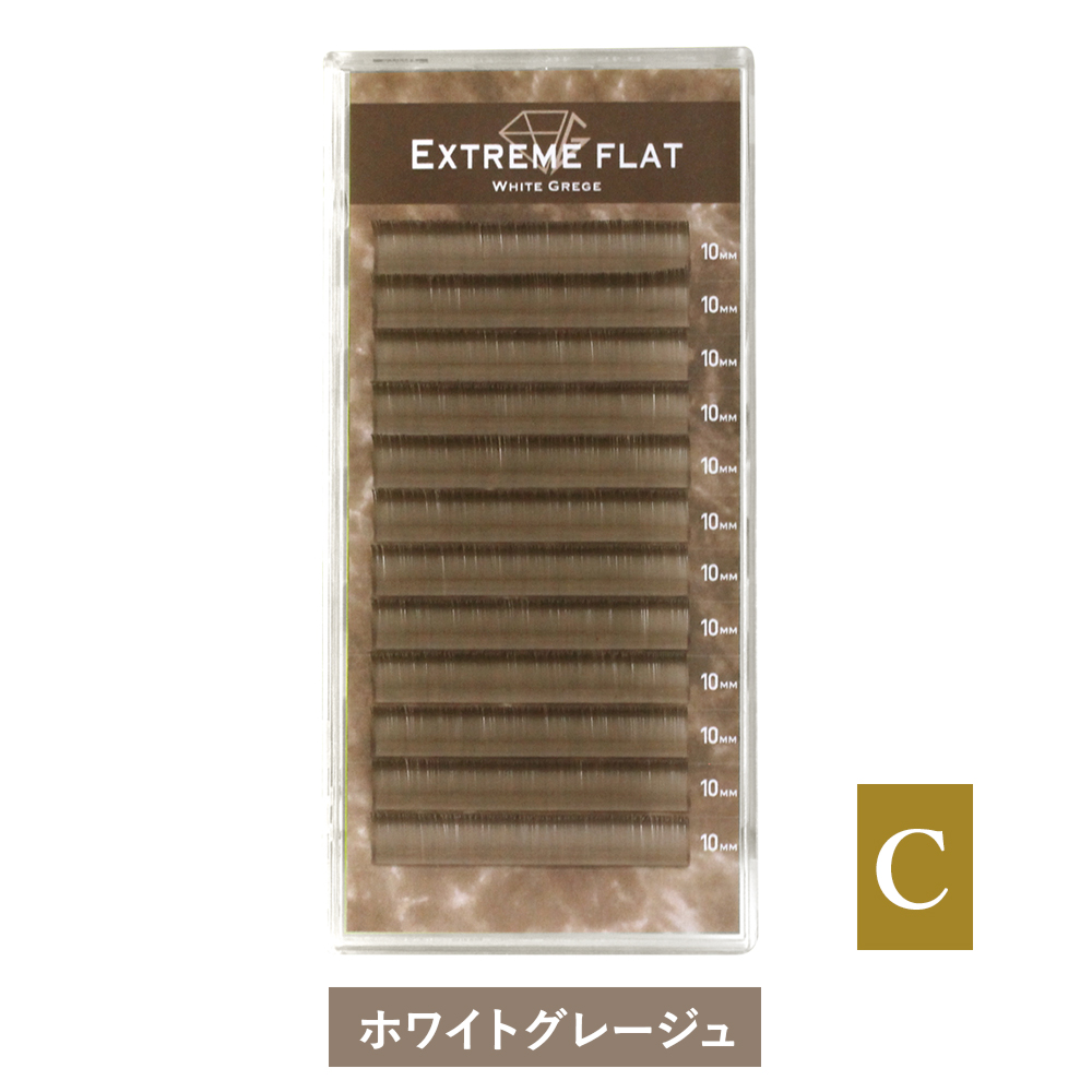 Extreme FLAT White Grege(12列) Cカール [MEF12C_WG]SALE